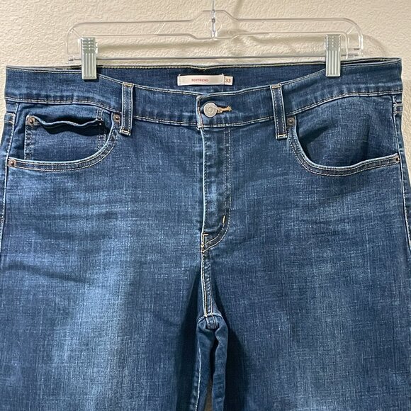LEVI'S "Boyfriend" Mid Rise Straight Leg Washed & Distressed - 33 - Picture 4 of 8
